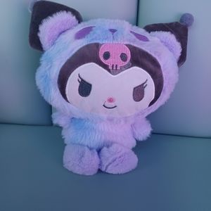 Purple Black Pink Pastel Goth skull Plush Stuffed animal toy claw machine